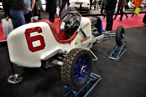 Caruso Bugatti at Ivan Dutton display at the Retromobile in France Feb, 2019