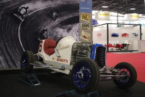 Caruso Bugatti at Ivan Dutton display at the Retromobile in France Feb, 2019