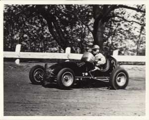 Mike Nazaruk in the Caruso #36 supercharged Sprint car