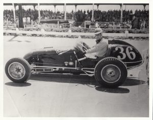 Mike Nazaruk in the Caruso #36 supercharged Sprintcar