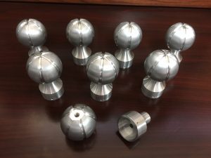 Custom aluminum finials