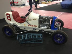 Caruso Bugatti at Ivan Dutton display at the Retromobile in France Feb, 2019