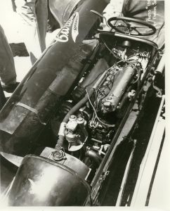 Caruso supercharged 110 C.I. Offy with Mercedes supercharger